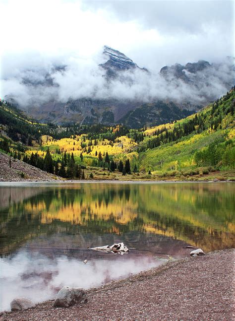 Autumn At Maroon Bells In Colorado Photograph By Julie Magers Soulen