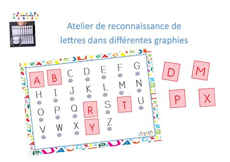 Ateliers De Reconnaissance Des Lettres Dans Diff Rentes Encequiconcerne