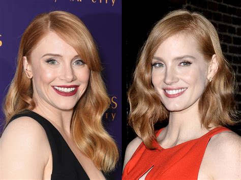 Bryce dallas howard and jessica chastain may be celebrity lookalikes, but they are not the same person, ok?! Jessica Chastain | Overview | Wonderwall.com
