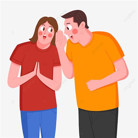 People Whispering Clipart Transparent Png Hd Two People Whispering