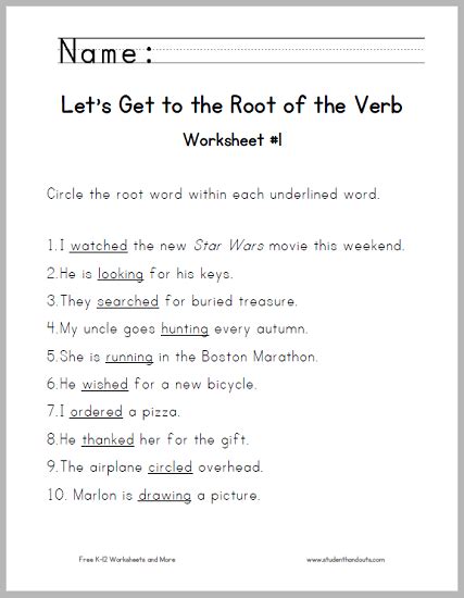 Circle The Verbs Worksheet For Grade 1 Kidsworksheetfun