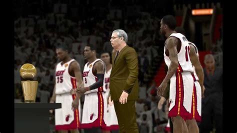 Nba 2k12 My Player Championship Celebration And Contract