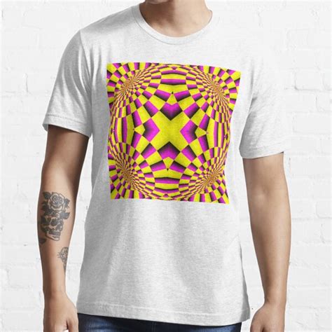 D Optical Illusion T Shirt For Sale By Azeezas Redbubble Optical Illusion T Shirts