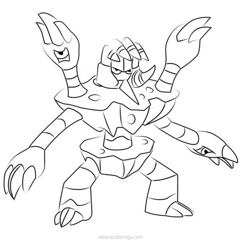 Nickit Pokemon Coloring Pages