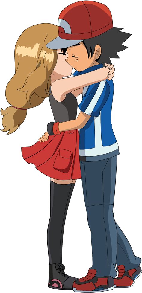 Amourshipping Kiss Render By Briannabellerose Pokemon Ash And Misty Pokemon Movies Pokemon