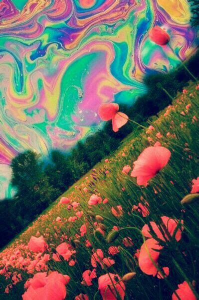 Trippy Sky By Dixieee Normus Flowers Trippy Art Psychedelic Art