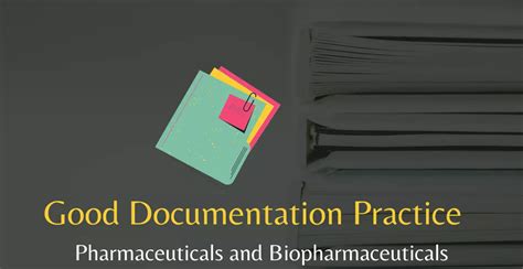 Good Documentation Practice And Document Control Tech Publish