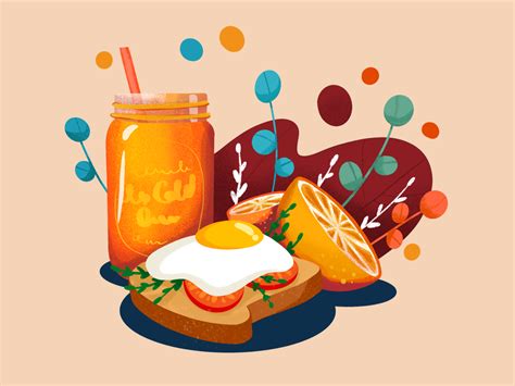 Breakfast Illustration By Sooodesign On Dribbble
