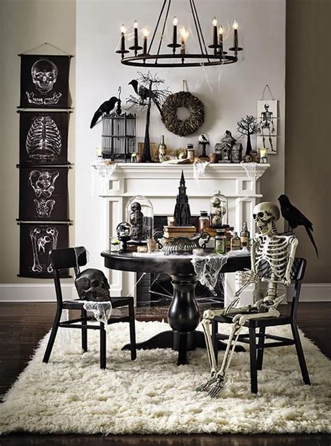 35 Awesome Spooky Halloweeen Home Decoration Halloween Living Room