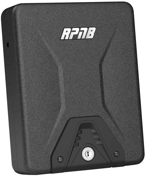 Rpnb Gun Safe Security Safe Lock Box Portable Safe Handgun Safe Key