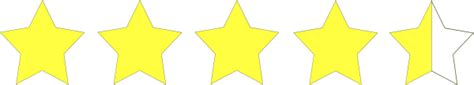 45 Star Rating Clip Art At Vector Clip Art Online Royalty