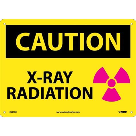 Caution X Ray Radiation Sign C661ab