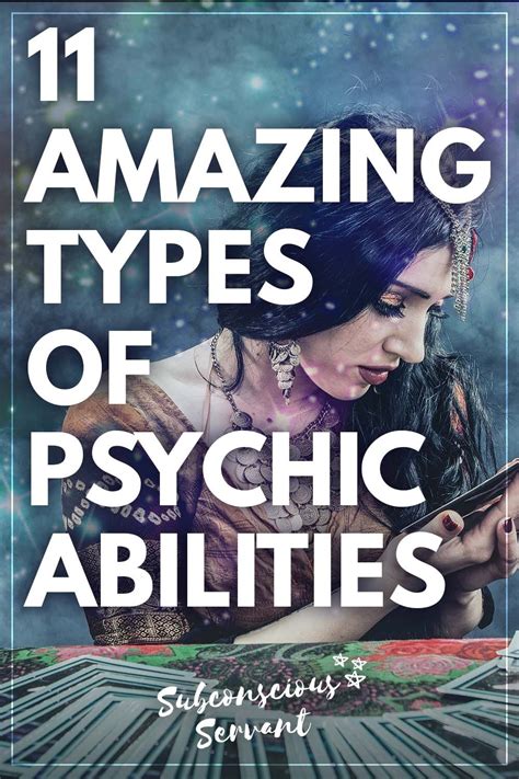 11 Amazing Types Of Psychic Abilities Psychic Abilities Psychic