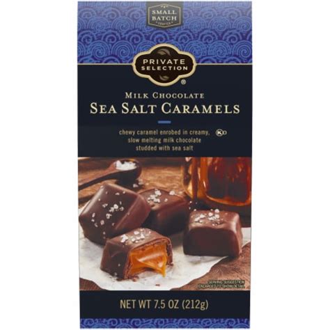 Private Selection Milk Chocolate Sea Salt Caramels 7 5 Oz Pay Less