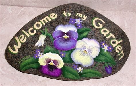 Having a good clean rock is paramount to a good finish. Rock Paintings,slates,painted rocks,Lee Wismer,fish pond ...