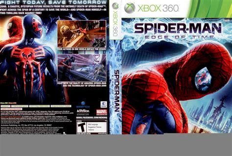 Caratula De Spider Man Edge Of Time Xbox 360 Dvd ~ Super Caratulas