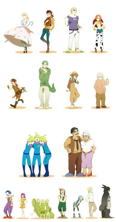 Anime And Toy Story Image Anime Vs Cartoon Cartoon Characters As