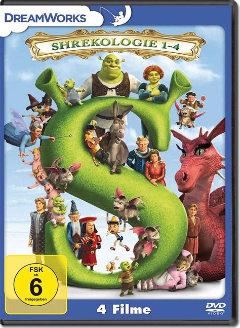 Shrek Shrekologie 1 4 Box 4 Dvds Dvd Filme World Of Games