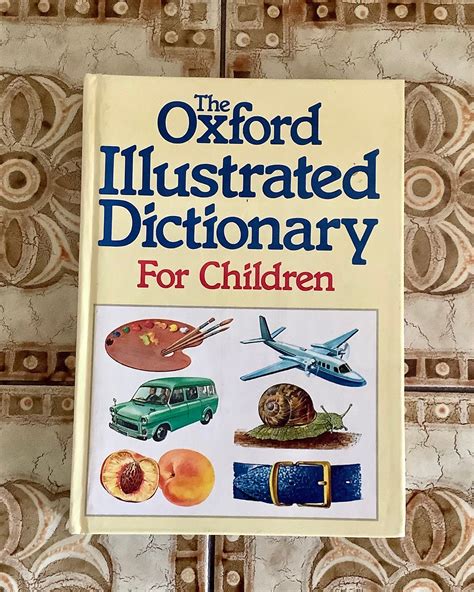 The Oxford Illustrated Dictionary For Children Vintage 1985 Etsy