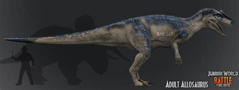Jurassic World Battle At Big Rock Allosaurus Concept Art I Did Jurassicpark