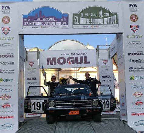 Team Helinseel On The Podium In Vltava Rally European Historic