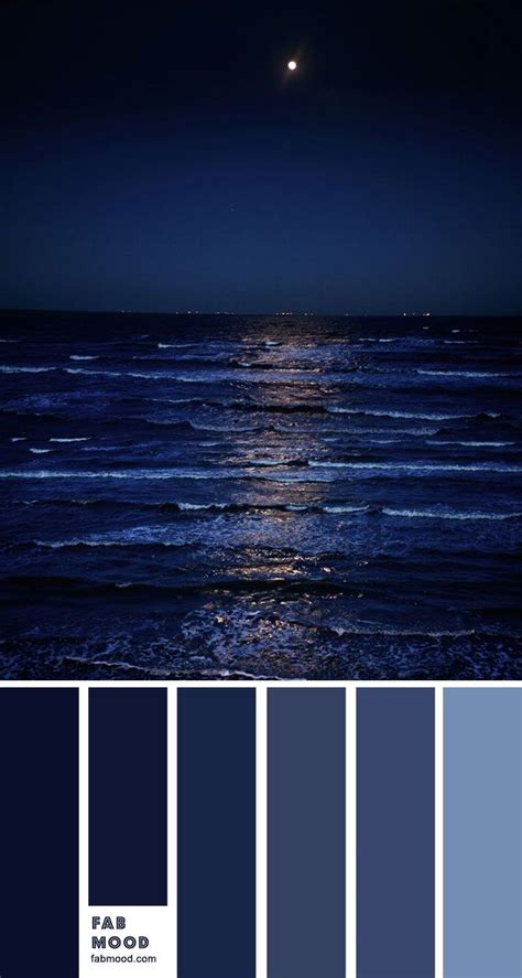 Midnight Blue And Powder Blue Color Palette Blue Shades Colors