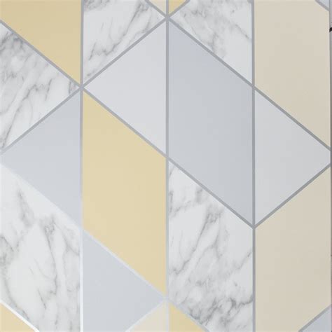 Sample Sublime Marble Geo Yellow Stripe Geometric Marble Effect