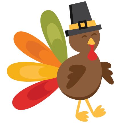 Thanksgiving Turkey SVG Scrapbook Cut File Cute Clipart Files For