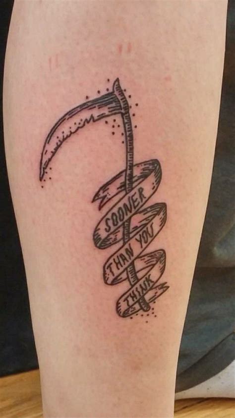 Scythe Tattoo Sleeve Tattoos Tattoos Creepy Tattoos