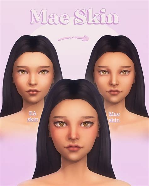 Mae Skin Overlay Miiko On Patreon Sims 4 Cc Skin The Sims 4 Skin Sims