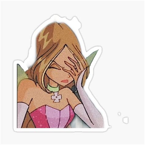 Flora Winx Club Sticker For Sale By Juliam Redbubble