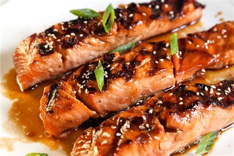grilled sesame teriyaki salmon recipe natural healthy living