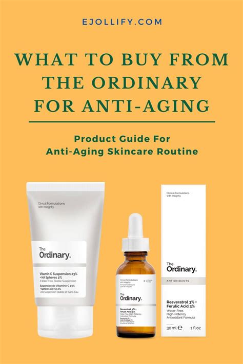 Best Products From The Ordinary The Ordinary Anti Aging Skin Care