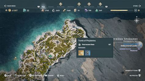 All Assassins Creed Odyssey Tomb Locations How To Get All The Ancient