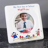 Personalised My First Day At School Photo Frame Photos