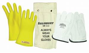 Salisbury Electrical Glove Kit 10 Yellow 1 Pr 3rmy7 Gk011y 10