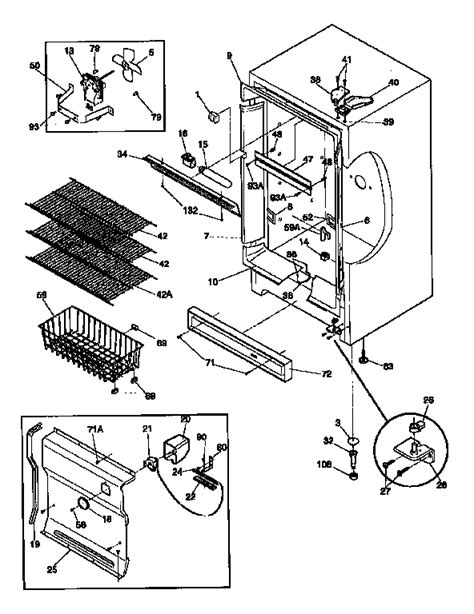 Kenmore Freezer Model 253 Parts Diagram