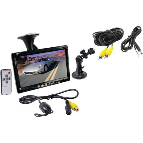 Car Backup System With 7 Inch Monitor And Bracket Mount Backup Camera
