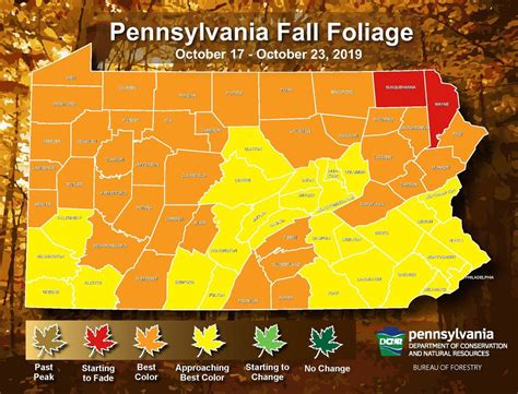 Map Of The Week Fantastic Fall Foliage Maps