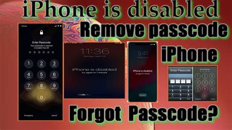 What To Do If You Forgot The🔐 Passcode On Your Iphoneor Your Iphone Is Disabled Youtube