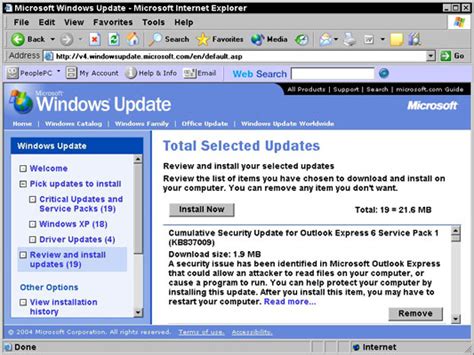 How To Run Windows Update In Windows Xp Dummies