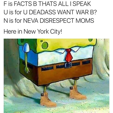 Spongebob New York Meme