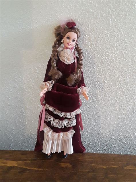 This Listing Feature A Victorian Lady 1966 Barbie Doll Wearing A Wine