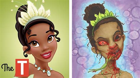 Creepy Disney Princess Drawings