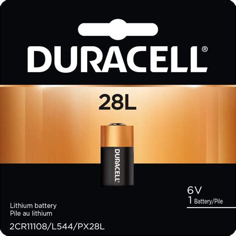 Duracell Px28l 6 Volt Lithium Battery Carded