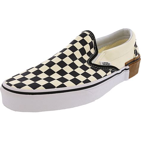 Vans Classic Slip On Checkerboard Ankle High Canvas Women M M