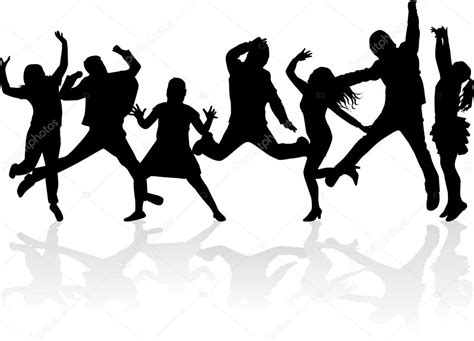Dancing Silhouettes Stock Vector Image By ©pablonis 59777475
