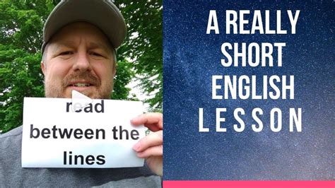 Meaning Of Read Between The Lines A Really Short English Lesson With