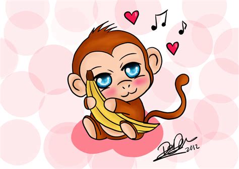 Cute Monkey By Radiantroses On Deviantart