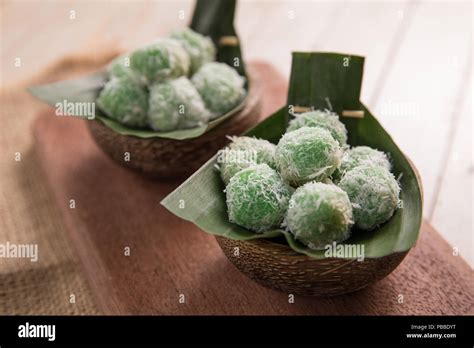 Delicious Klepon Traditional Indonesian Culinary Stock Photo Alamy